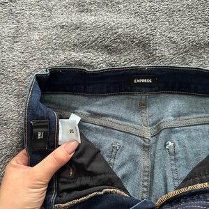 Express Dark Skinny Jeans Size 2Short